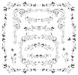 Vector: Black wedding borders Black wedding borders