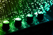 Fiber optics background with lots of light spots Fiber optics background with lots of light spots