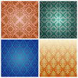 Seamless vintage wallpaper set