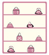 Illustration: purse display purse display