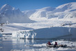 boat in Antarctica
