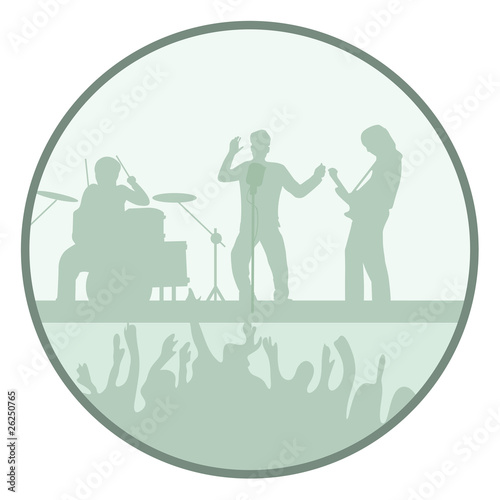 Illustration: rock show rock show