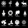 Set de iconos de Navidad