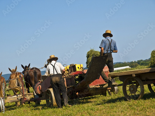 Photo: Amish Farmers Amish Farmers