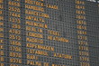 Images : Abflugtafel Flughafen Stuttgart