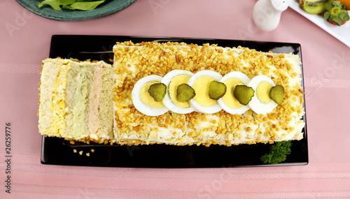 Photo: Salmon And Egg loaf Salmon And Egg loaf