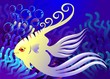 fish with design background fish with design background