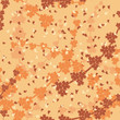 vector seamless floral composition in pastel colors