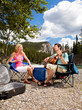 Camping Couple with Guitar Camping Couple with Guitar