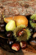castagne con pere
