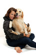 Photo: Hund und Frau Hund und Frau