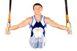 gymnast on white