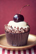 Cherry cupcake