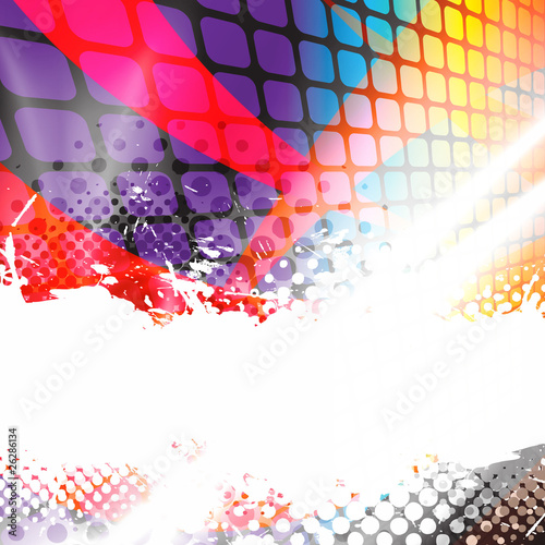 Illustration: Halftone Splatter Layout Halftone Splatter Layout