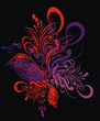 Graphical floral design