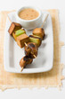 Asiatische vegetarische Spieße Asiatische vegetarische Spieße