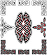 Set of celtic design elements Set of celtic design elements