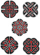 Set of celtic design elements