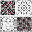 Set of celtic design elements