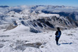 Randonneuse en Ariège l'hiver Randonneuse en Ariège l'hiver