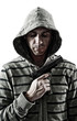 Photo: Man holding gun Man holding gun