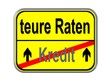 Kredit - teure Raten