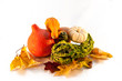Autumn Decoration - Pumpkin And Leaves