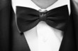 black bow tie