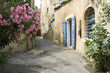 French Village Street view Flower Provence France French Village Street view Flower Provence France