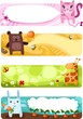 cute animal card set