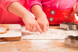 little girls baking and having fun, hands only little girls baking and having fun, hands only