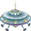 Vektor: cartoon ufo cartoon ufo