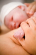 Newborn baby girl