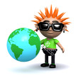 3d Punk rocker goes global