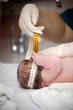 Newborn baby girl