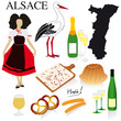 Vector: alsace alsace