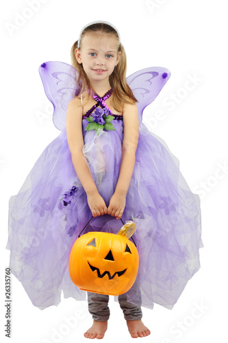 Photo: Child Dressed for Halloween Child Dressed for Halloween