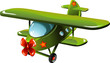 Vektor: Cartoon airplane Cartoon airplane