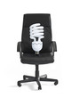 office chair and lightbulb