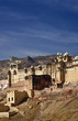 India, Rajasthan, Jaipur, view of the Amber Fort