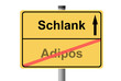 Schlank kommt