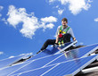 Photo: Solar panel installation Solar panel installation