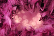 fluffy purple frame