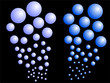 bubbles abstract background vector