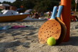 racchettoni in spiaggia