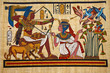 Photo: Antique egyptian papyrus and hieroglyph Antique egyptian papyrus and hieroglyph