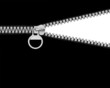 Photo: zipper black and white concept. zipper black and white concept.