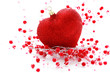 red heart ball