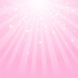 Abstract pink stars and stripes