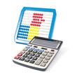 The calculator and abacus